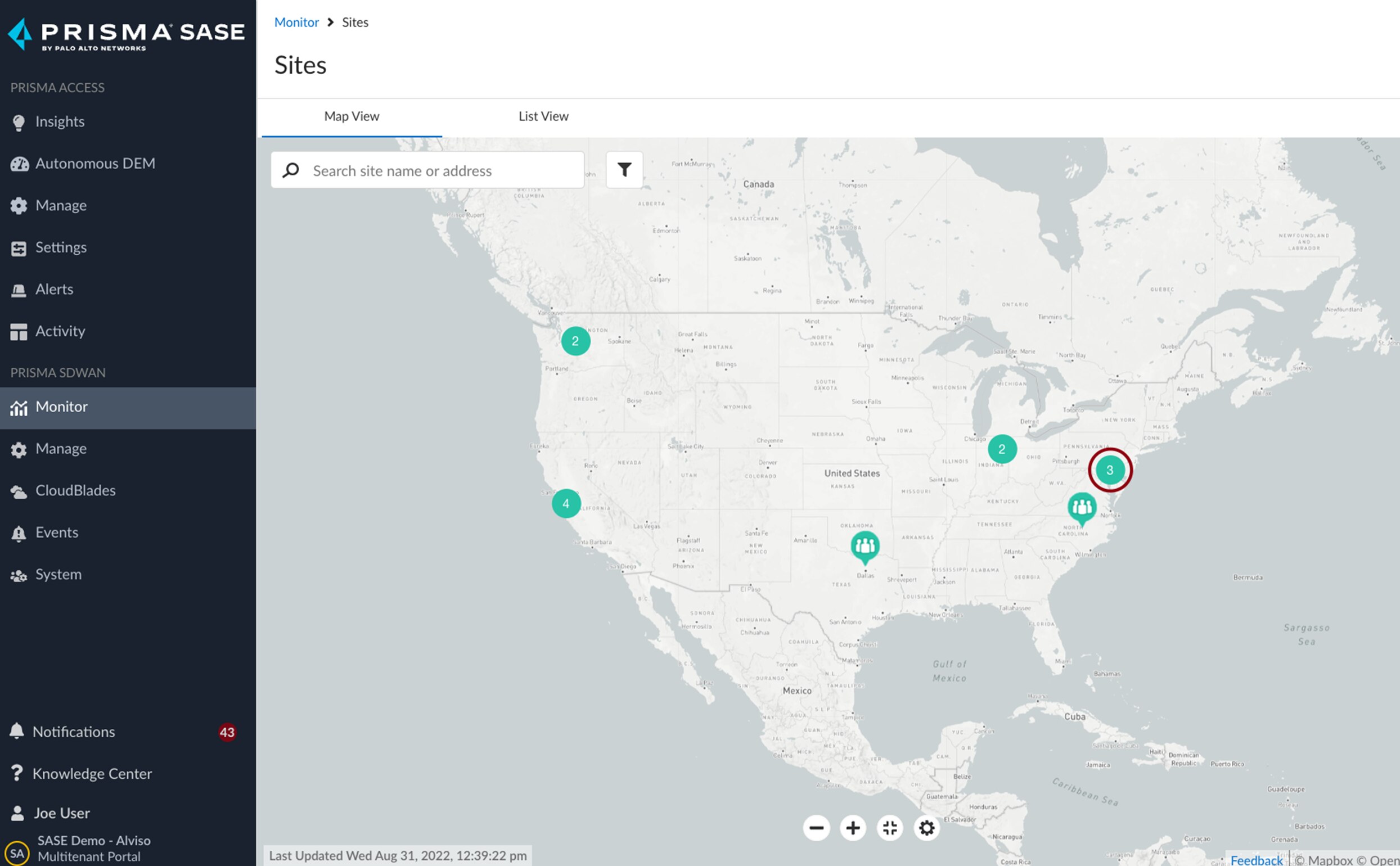 Sucursal entregada en la nube
